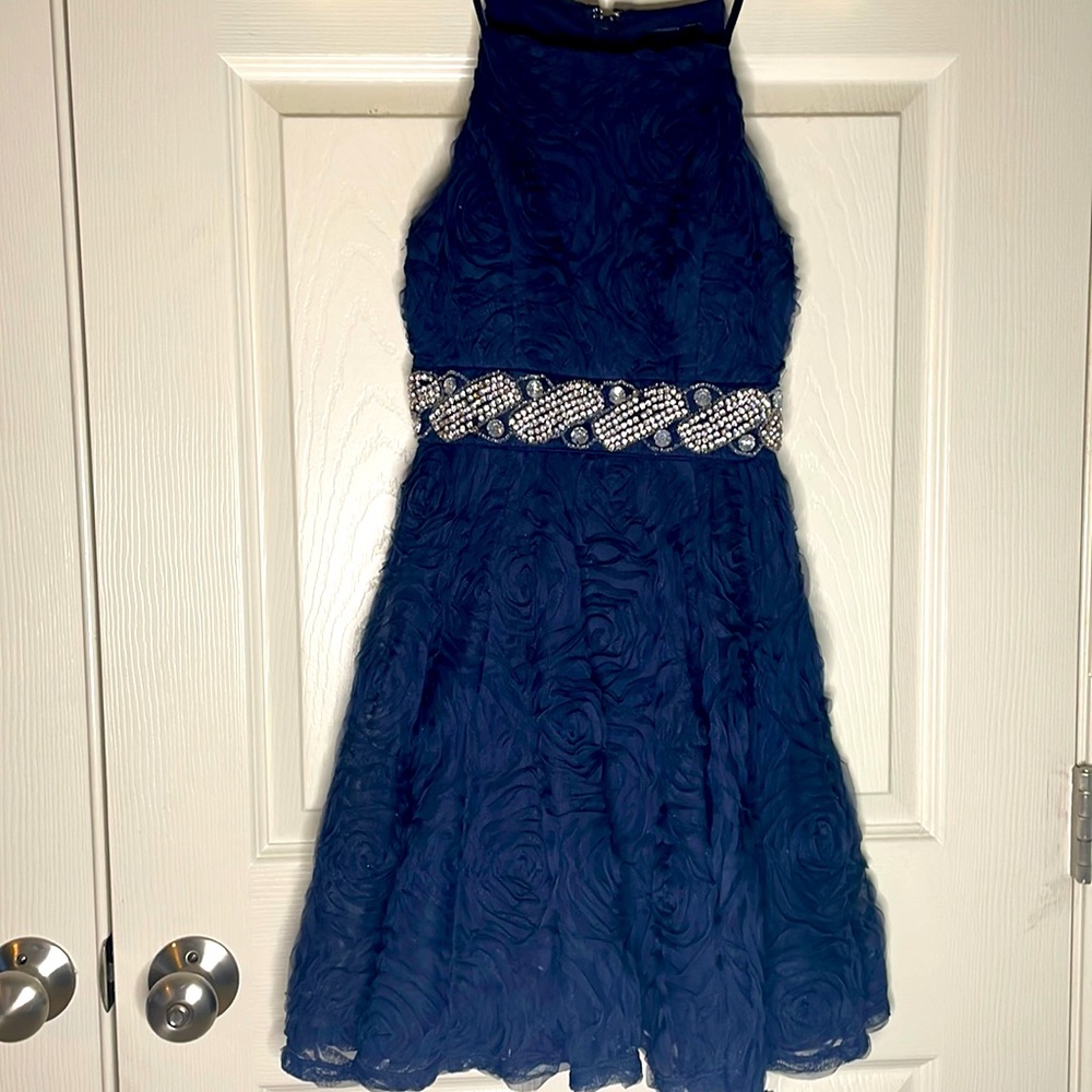 EUC Navy Formal Homecoming Dress